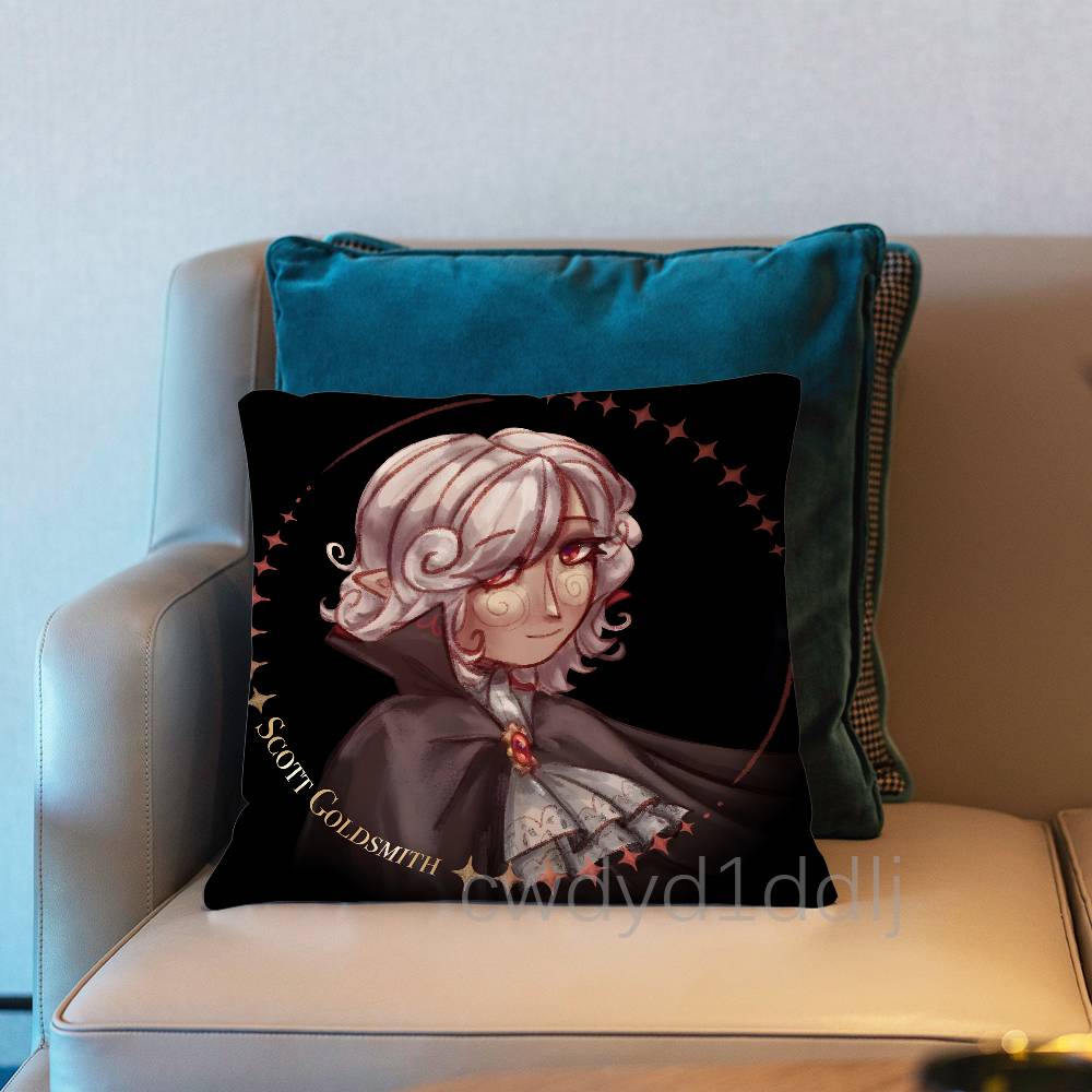 S-Scott Smajor Vampires Smp Pillow Case Short Plush Sofa Decorative Gift Home Double-Sided Printing Cushio