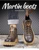 2024 Men's Mid-Cut Martin Boots with Velvet for Autumn and Winter – Trendy Men's Footwear