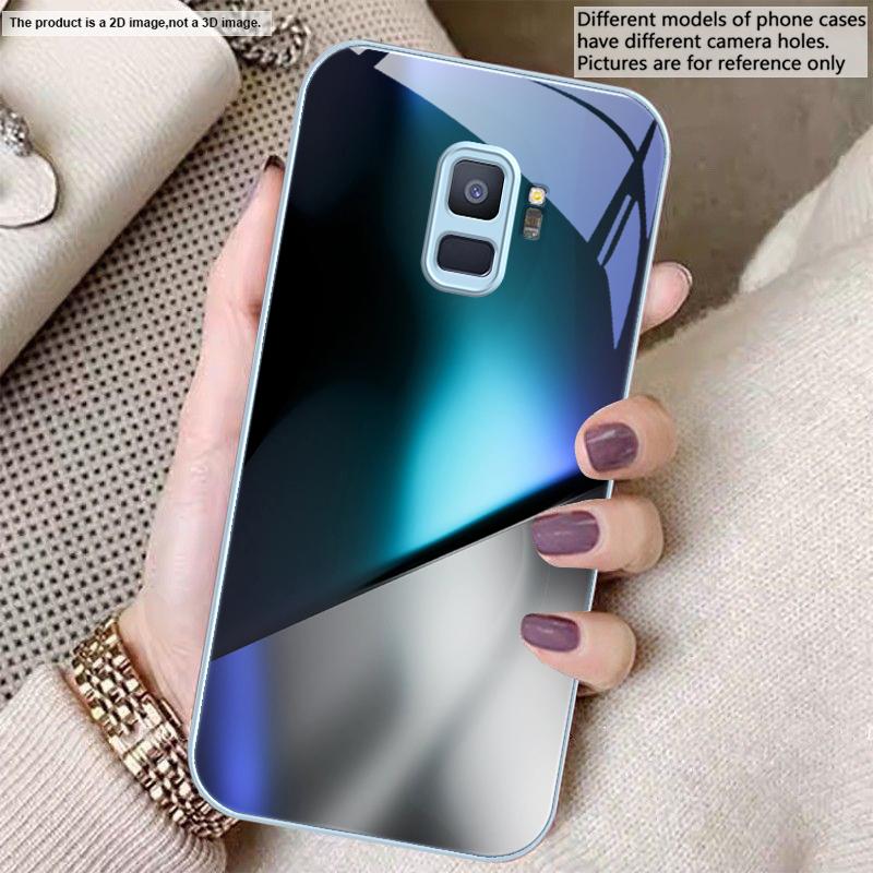 Mysterious Color and Light For Samsung S26 S22 S8 9 10 S20 Ultra S21 Pro S22 Plus S23 FE S24Ultra S25 Edge S24+ Glass Phone Case