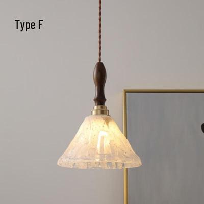 Retro Glas LED Pendelleuchte