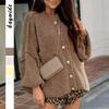Casual Resort Button-Down Shirt Long Sleeve Sweater Women's Fall Winter