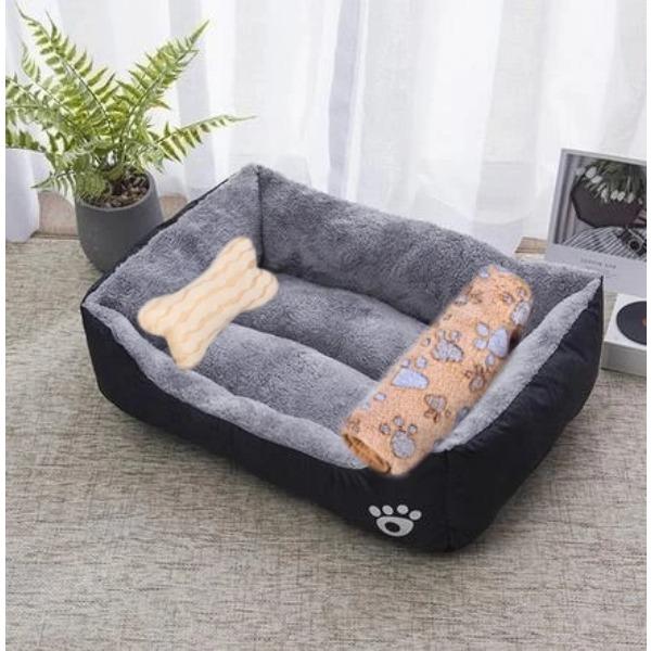Pet Large Dog Bed Warm House Candy-colored Square Nest Pet Kennel For Small Medium Large Dogs Cat Puppy Plus Size Dog Baskets