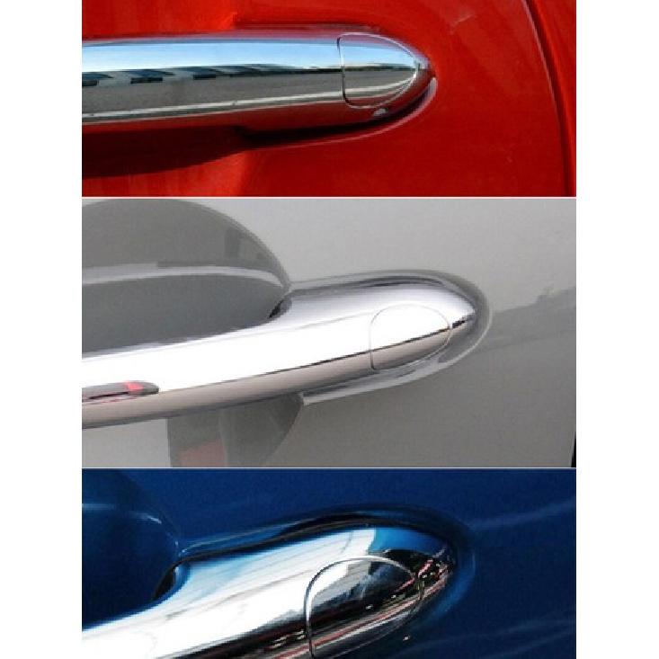 For BMW Mini Cooper F55 F56 2013- Door Handle Lock Key Hole Trim Cap Chrome