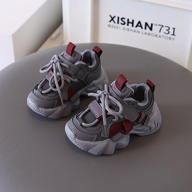 2025 Spring/Autumn Kids' Soft Sole Sports Shoes: Comfortable Casual Running Shoes for Boys and Girls