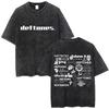 T-shirt Originale Vintage Alternativa Heavy Metal Rock Band Deftones Musica Privata Grafica Serpente Uomo Donna Cotone T-shirt Oversize