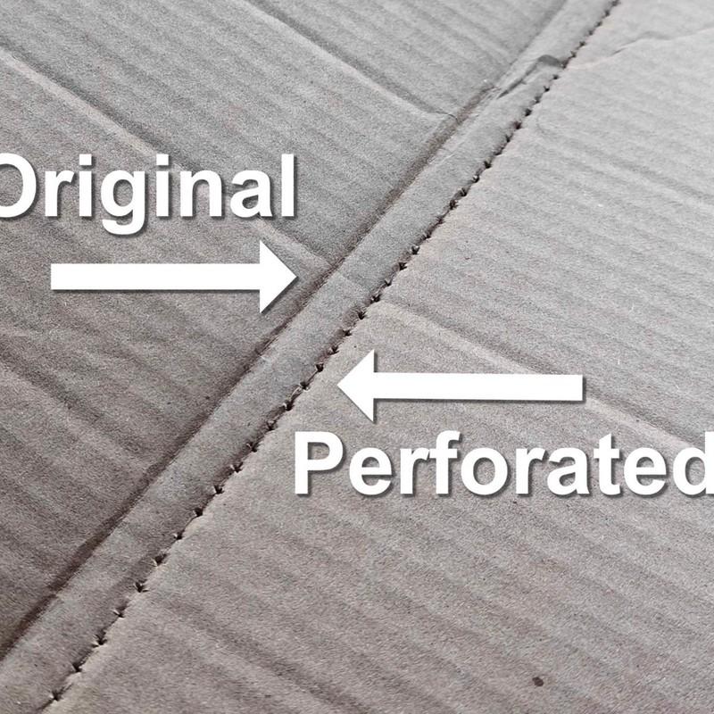 Generic 2025 New Cardboard Box Punch Perforation Tool For Corrugated Cardboard Boxes Home Office Packaging Paper Craft Tool