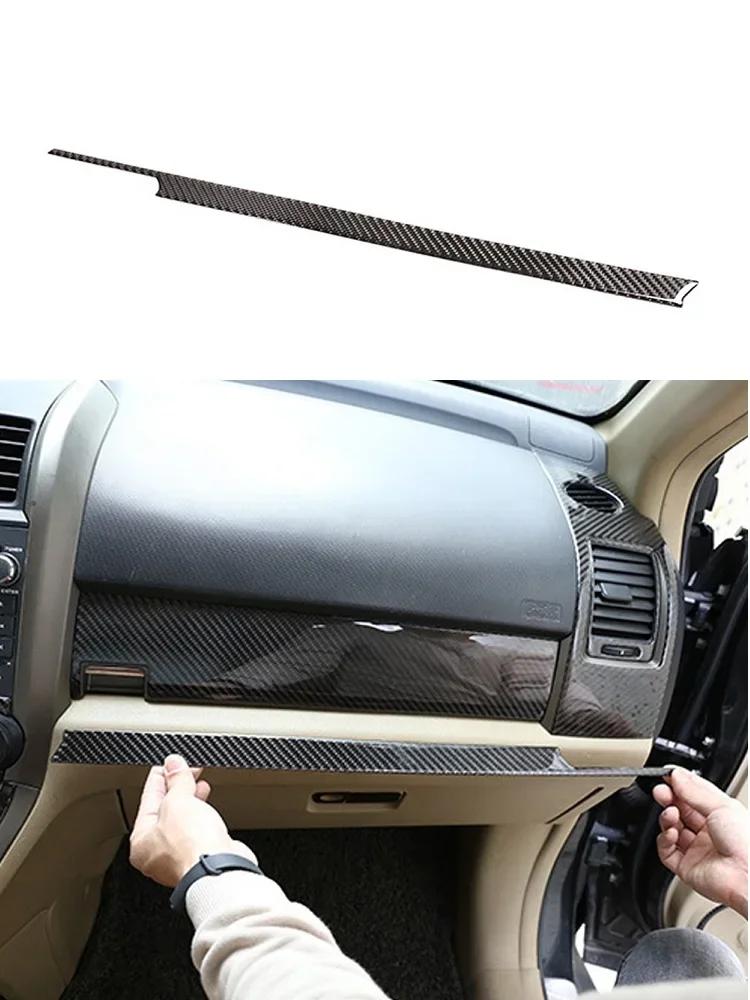 For Honda CRV CR-V 2007-2011 Soft Carbon Fiber Car Dashboard Central Control Gear Shift Panel Trim Sticker Accessories