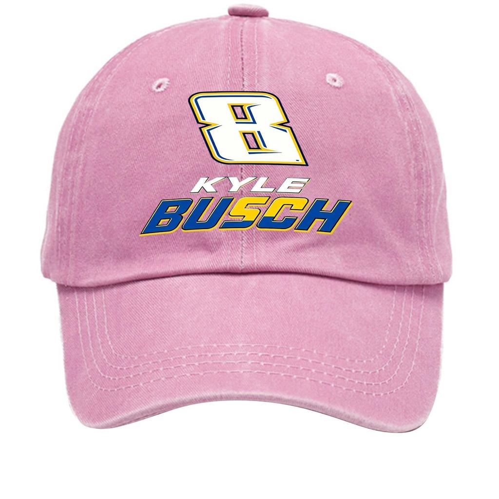 Washed Cotton Baseball Cap Soft Top Vintage Denim Style Adjustable Back Closure Casual Hat for Everyday Wear