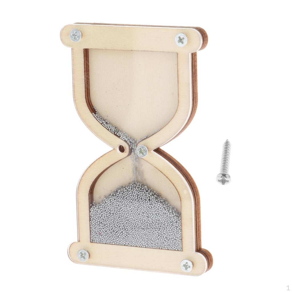 Hourglass Wooden Montessori Busy Board Material Basic Skills Learning Activities Early Teaching For