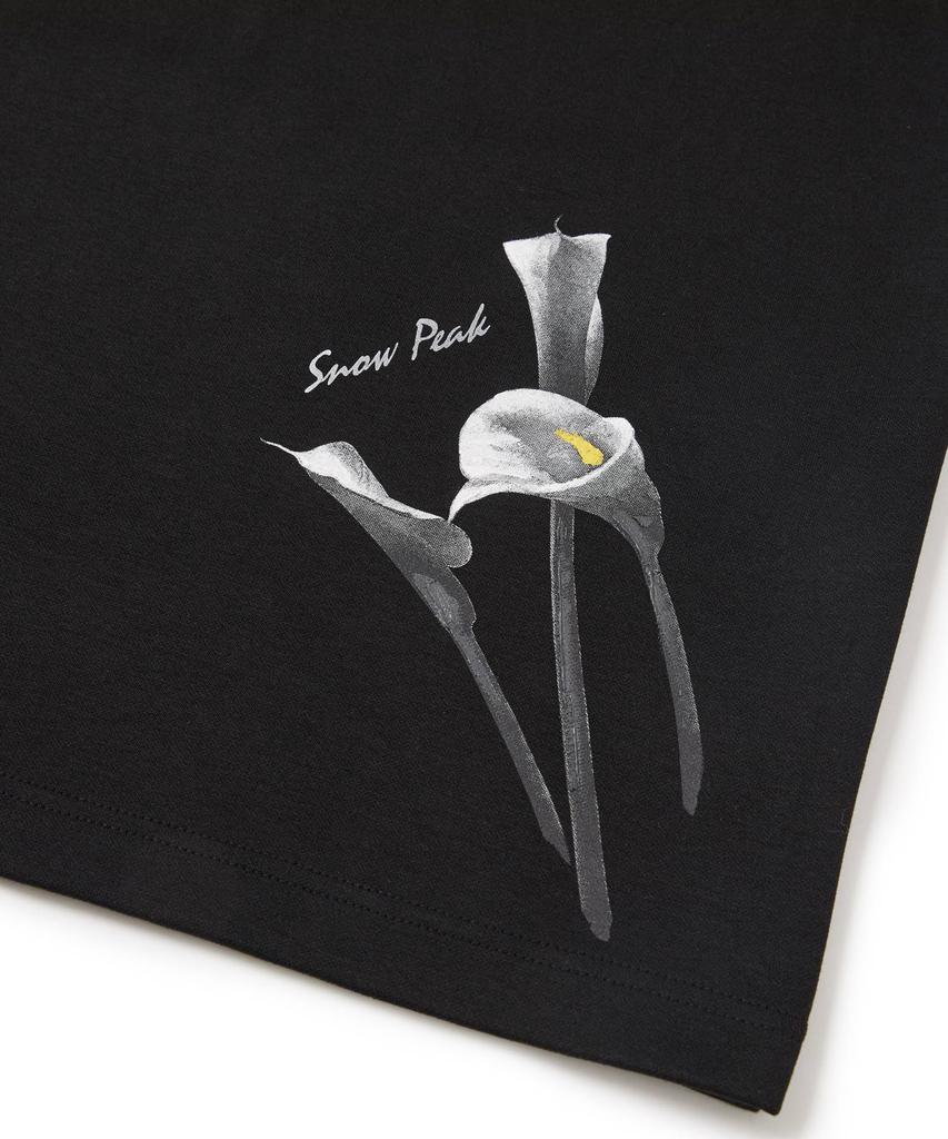 SNOWPEAK APPAREL Collared Graphic Short Sleeve T-Shirt (S24Fmfts34) Black