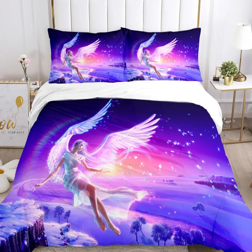Comforter Angel Warrior Mythical Comforter Bedding Sets Soft And S For Teens Single Double Queen King