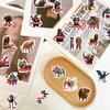 60PCS Italian Brainrot Abstract Animals Decals Tung Tung Tung Sahur Stickers Notebook Scrapbook Phone Cartoon Gifts Sticker