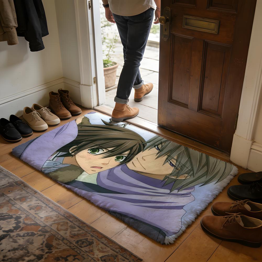 JJunjou Romantica Anime Floor Mat Soft Flannel Absorbent Mat Non-Slip Rug Home Bedroom Bathroom