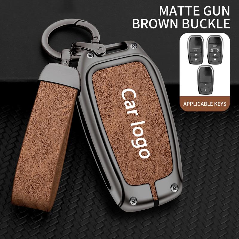 Zinc Alloy Car Remote Key Cover Case Holder Shell Fob For S0 GR Sport C-HR Gazoo RAV4 Racing Mirai Avensis Prado Accessories JH0
