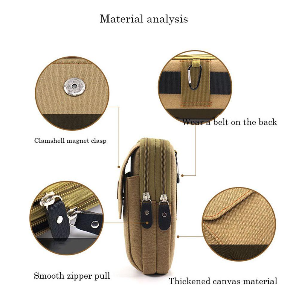 Marsupio Da Cintura Molle Per Telefono - Borsa Da Viaggio Uomo In Nylon