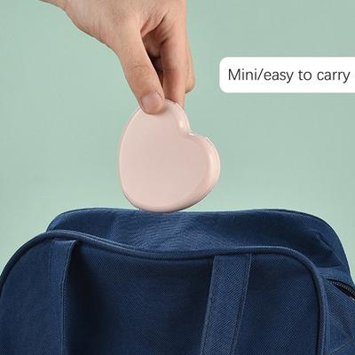 1 Boks Mini Syboks Husstandsknapper Saks Hæftenåle Hjerteformet Opbevaringsboks Bærbar Rejse Syværktøj