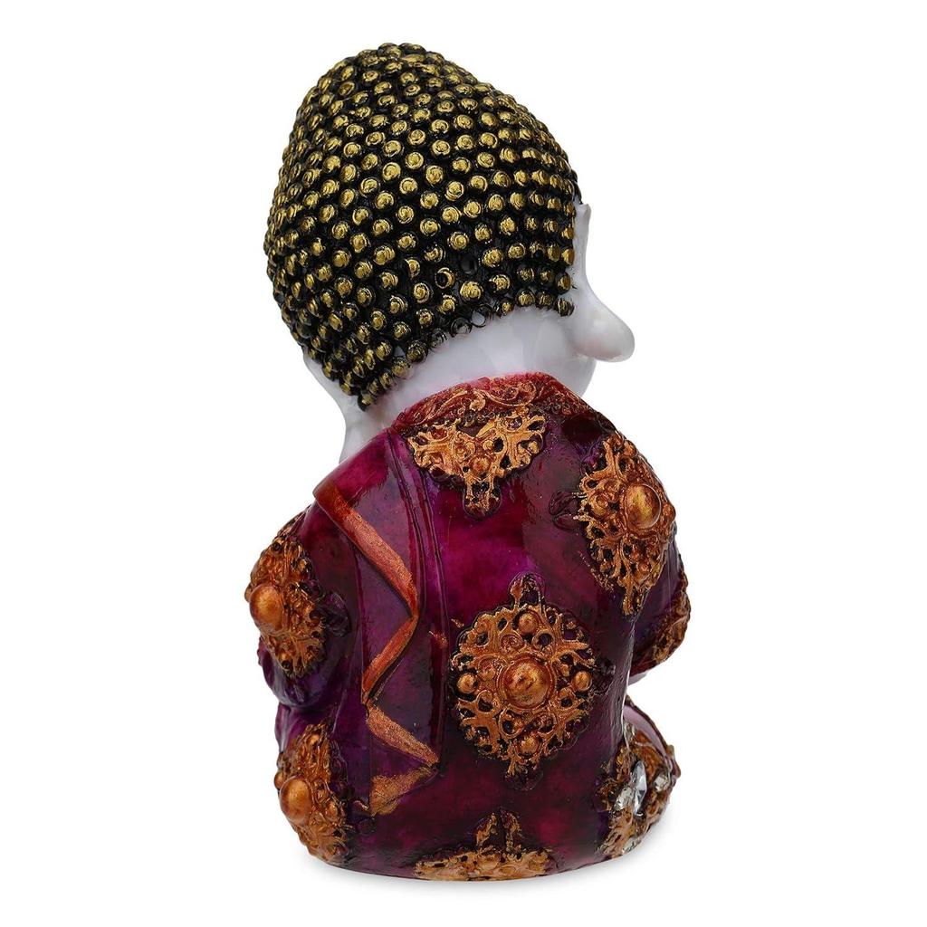 Polyresinová soška Buddhy - Malý mnich, Mramorové sochy, Soška Pána Buddhy, Socha mnicha pro domácí dekoraci