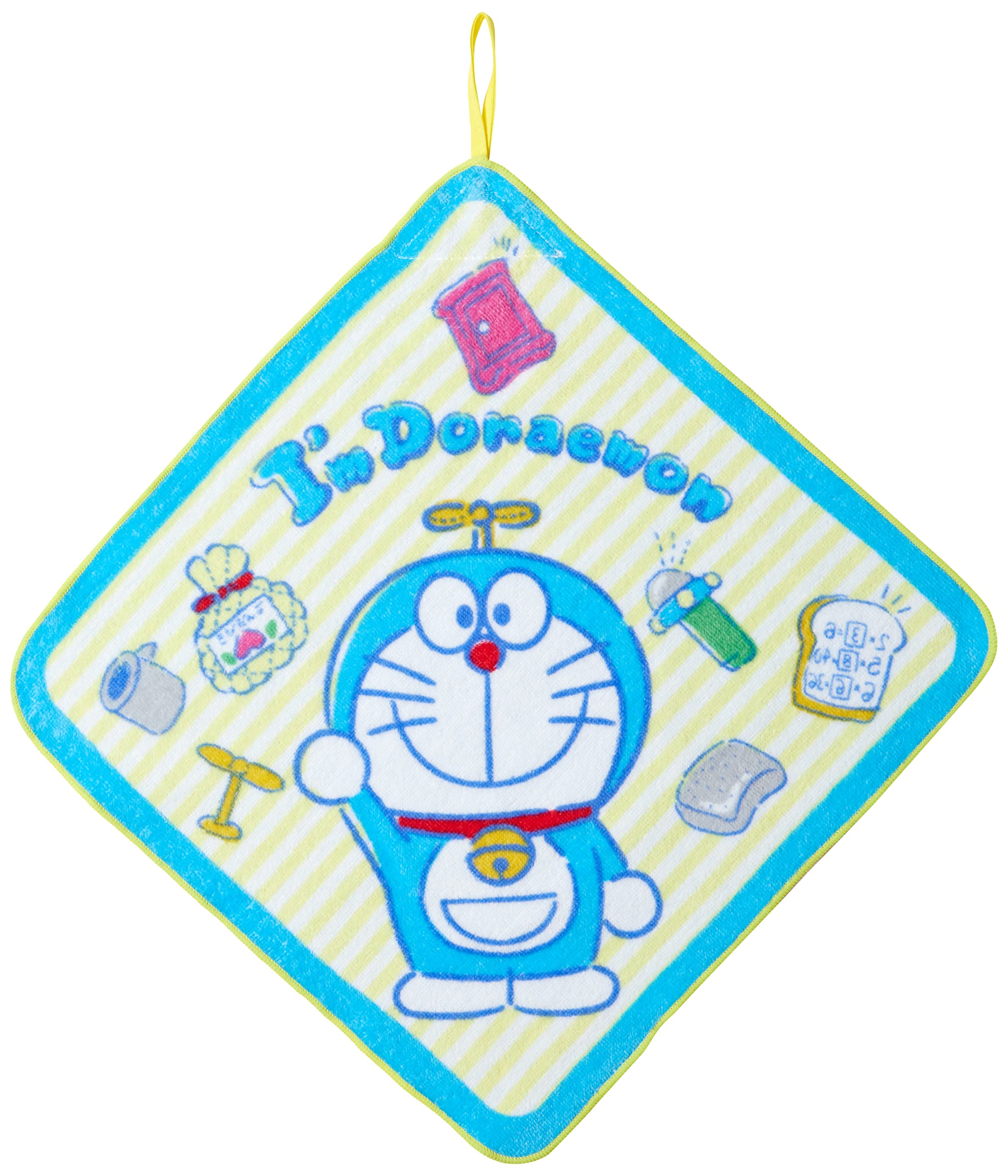 

Marushin Doraemon Fluffy Secret Gadget Loop Towel for Girls and and Elementary School Entrance Character 2825004900 Boys, 33x33cm, Kindergarten,