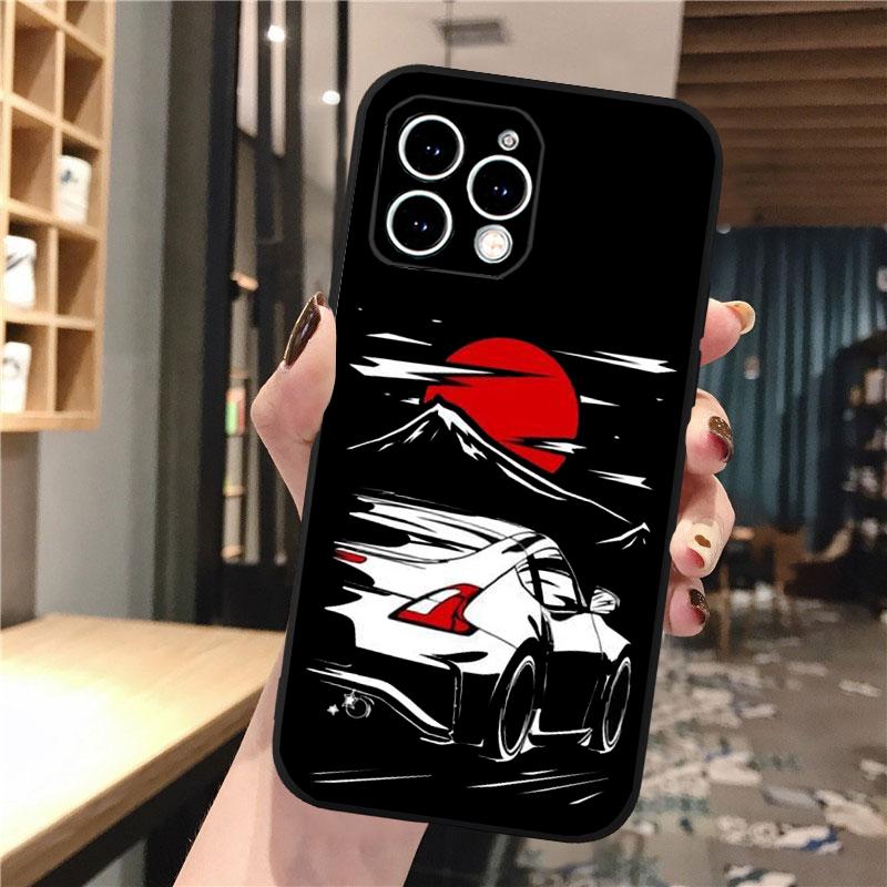 Japan JDM Sports Cars Phone Case For Iphone 17 Pro Max Air 16 15 14 13 Pro Max 15 16 Pro 15Plus