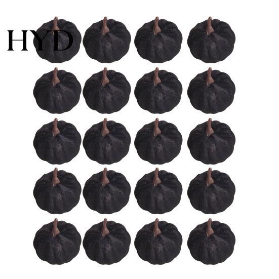 Plush Pumpkin Decor for Fall 20 PCS Velvet Decorative Ornaments, Multi-Color Artificial Harvest Thanksgiving Table Decorations Mantel Shelf, Farmhouse
