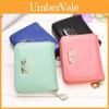 1pcs Coin Leather Purse Women Bowknot Small Wallet Zipper Around Mini Bag Coin