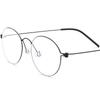 Manual Screwless B Titanium Glasses Frame IP Plating Korea Hot Sale Round Pure Titanium Myopia Glasses