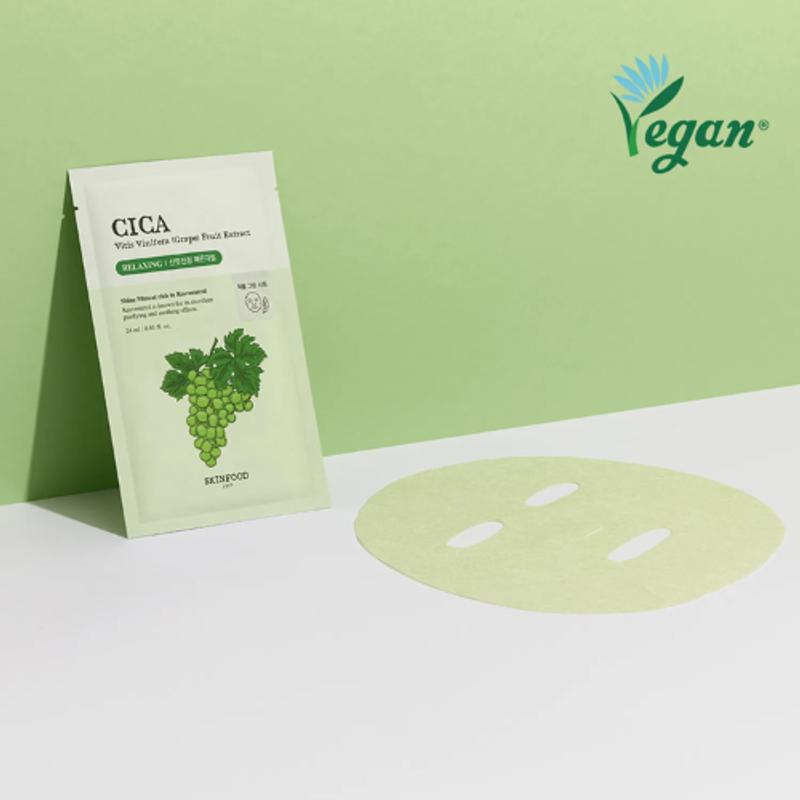 Skinfood Shine Muscat Cica Mask (10ea)