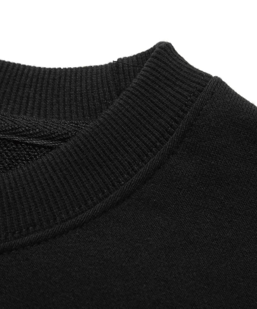 Peideu Pd Manuscript Crop Sweatshirt - Black