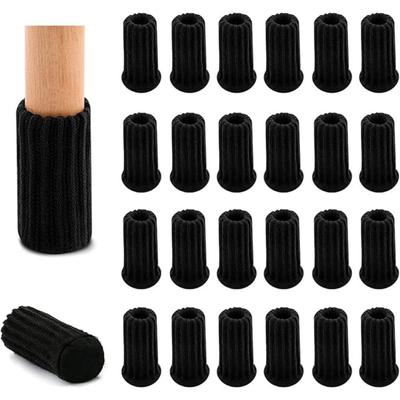 24PCS Chair Leg Socks High Elastic Chair Leg Floor Protectors with Anti-Slip PadsThick Chair Leg Caps Furniture Pads Covers Set