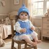 18 Inch Implanted Mohair Simulation Doll Bettie Full Silicone Body Bathable Newborn Dolls Realistic Play House Toy Baby Doll Child Birthday Xmas Gifts