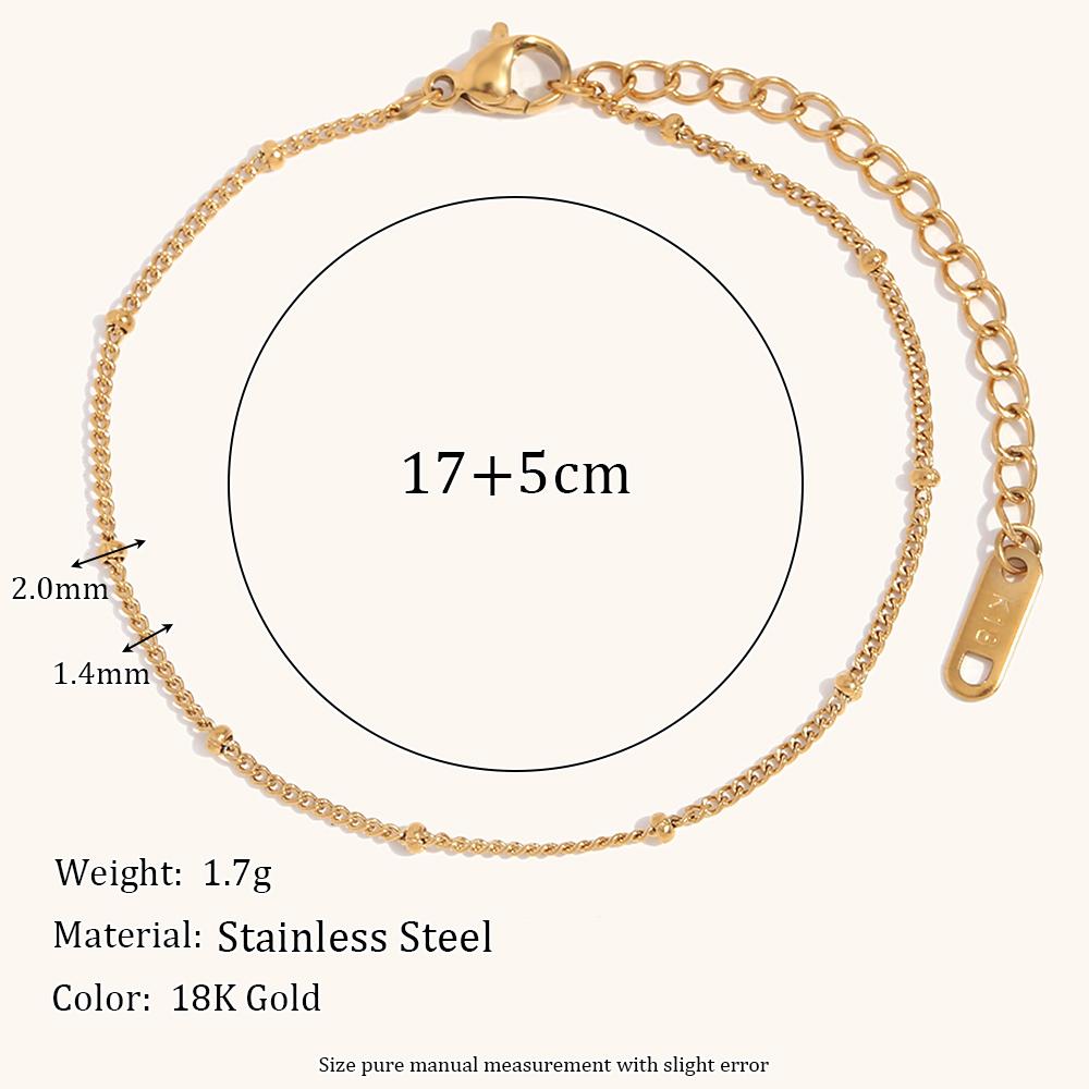 La. Muses Fried Dough Twists Chain Figaro Chain Stainless Steel Women s Bracelet Fashion Waterproof Jewelry Gifts