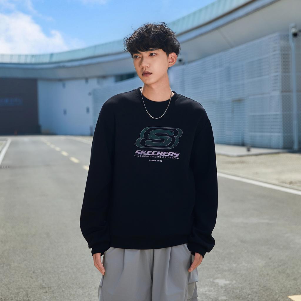 Skechers Sweatshirts Unisex Crew Neck Moderate Regular L225U175