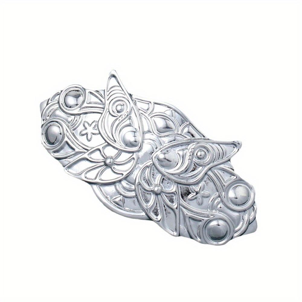 

Halloween Party Role-playing Hair Clips, Unisex Butterfly Headpieces, Creative Gift Accessories and Props. серебряный