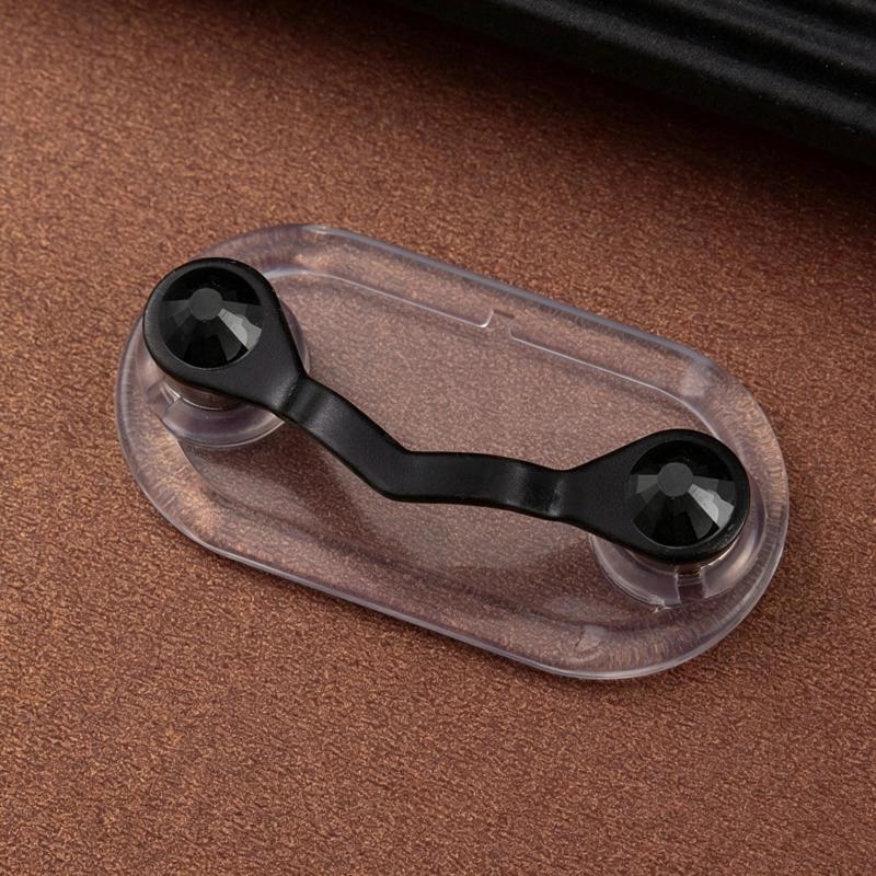 Magnetischer Brillenhalter für Sonnenbrillen Abzeichen Hängender Headset-Anstecker Langlebiger Haken Mehrzweck-Magnetclip Für Brillen Abzeichen