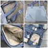 Wasserdichte Canvas-Damenhandtaschen-Umhängetasche, Nylon-Damen-Umhängetasche, Oxford-Umhängetaschen, Tragetaschen, Büchertaschen für Mädchen, Schulranzen