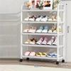 M-Modern-Freistehendes Schuhregal Einfaches Schuhregal Mehrschichtig Kleiner Schuhschrank Für den Eingang