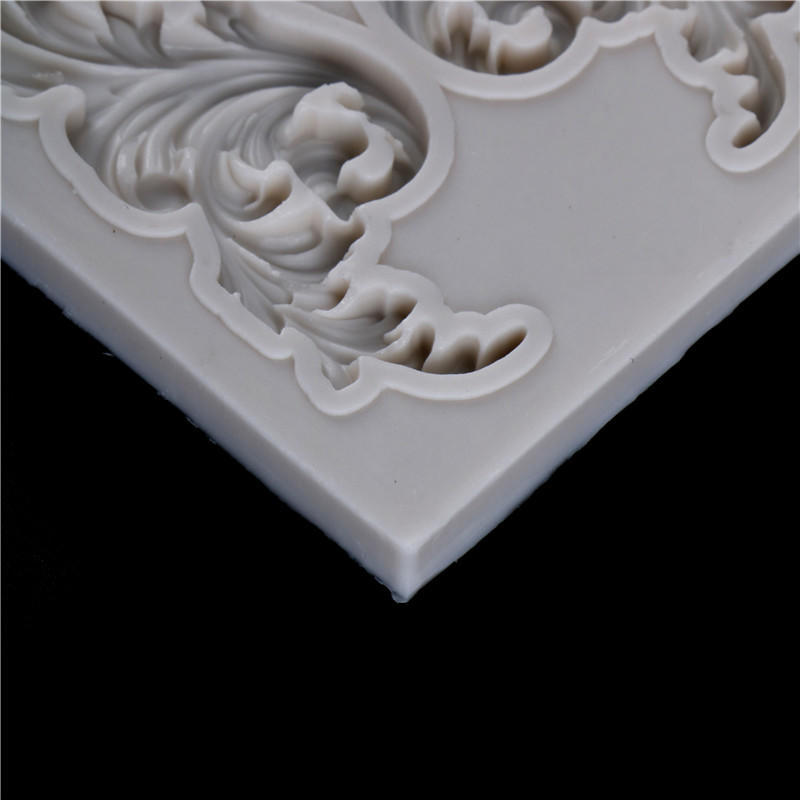 Tårtkant Silikonform Sockerkonst Fondant Kakform Juldekor Tårtverktyg