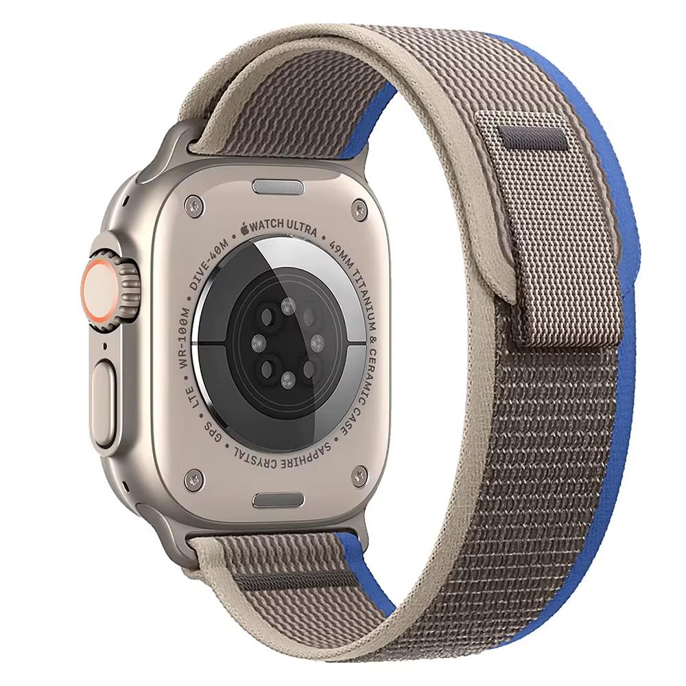 

trail loop For apple watch ultra 3 2 Band 49mm 44mm 40mm 45mm 41mm 42mm correa bracelet iWatch series 7 se 8 9 10 11 46mm straps 40 41 42(S11-S10) сине серый