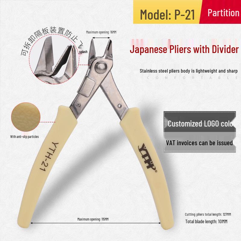 5-Zoll Antistatische Diagonale Nasen-Angusszangen Kunststoff Elektronikzangen