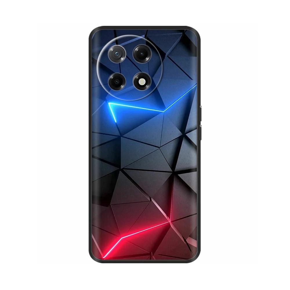 Pour Tecno Camon 30S Pro Coque Silicone Souple Noir TPU Coque de Téléphone Pour Tecno Camon 30S Camon30S Funda Coques Arrière Protectrices Coque