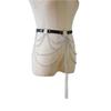Women's Multi-layer Chain Punk Leather Sexy Belt Metal Chain Tassel Waist Chain