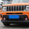 2x Red Car Front Fog Lamp Bezel Decor Cover RingTrim for Jeep Renegade -22