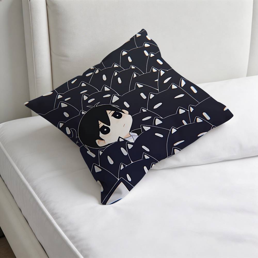 Cool OOmoriS Game Square Pillow Cover Decorative Throw Pillow Case for Sofa Couch Bed Home Car Living Room Decoration
