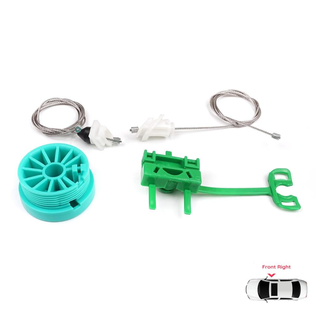 SET MODULO ALZACRISTALLI anteriore sinistro/destro per Renault Clio III SET MODULO ALZACRISTALLI anteriore sinistro/destro per Renault Clio III