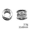 Bead Pendant Accesories Macroporous Big Hole Beads Loose Spacer Accessories Parts Metal Beads Accessories For Women