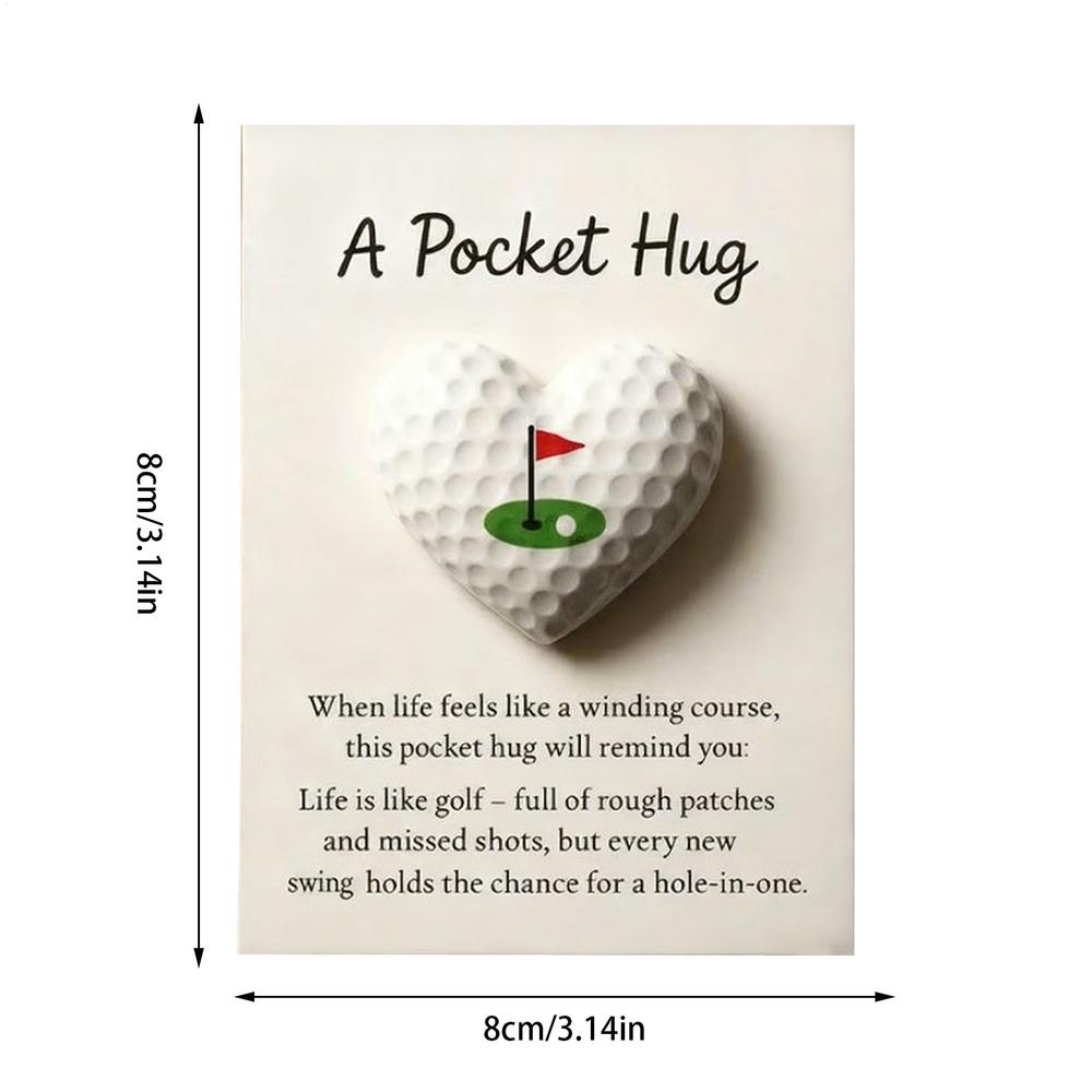 

Heart Stone Card Golf Theme Souvenir Sports Greeting Cards for Thanksgiving Mother s Day Valentines Christmas Birthday Women