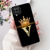 For Samsung Galaxy A12 Case M12 F12 New Crown Letters Cover Soft Silicone Phone Cases For Samsung A12 M 12 Galaxy M12 F12 Bumper