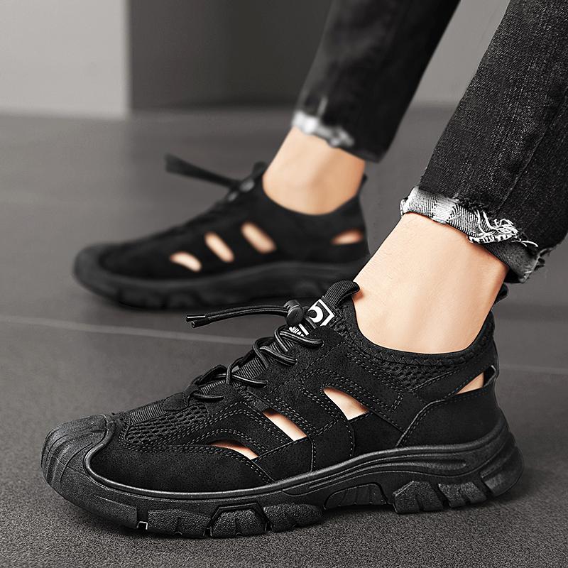 Men'  New Black  Fashion Style Lightweight Breathable Leisure Sports  Summer Grey   Sandals