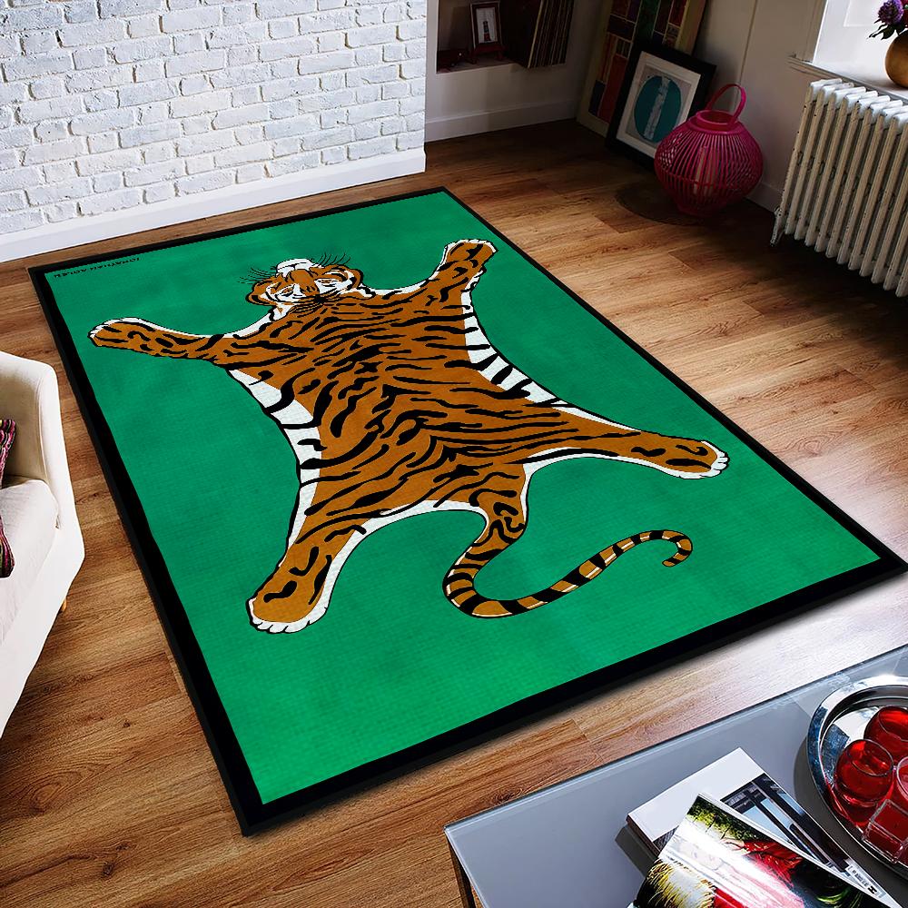 Adler kleiner Teppich Anti-Rutsch Küche Tiger Schlafzimmer Getufteter Teppich j-Jonathan Marokkanisch Ethnisch Wohnzimmer Eingang Retro Dekoration