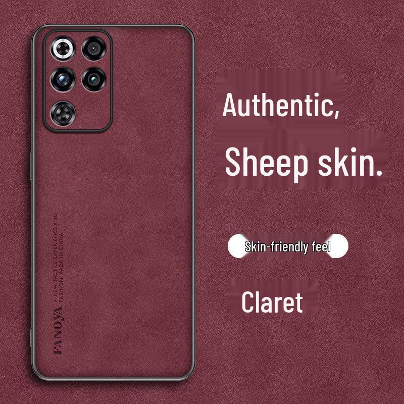 Compatible with Red Magic 11 Air & 10 Pro, Black Shark 5 Pro Luxury Leather/Suede Protective Phone Case.